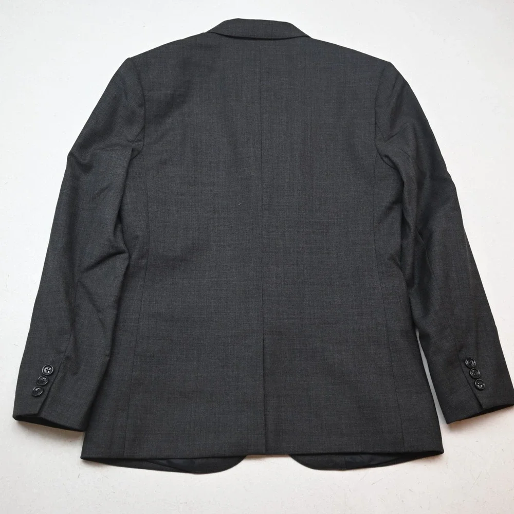 JCrew Crewcuts 14 16 Gray Ludlow Tollegno 1900 Wool J3541 Boys Jacket Pants Suit